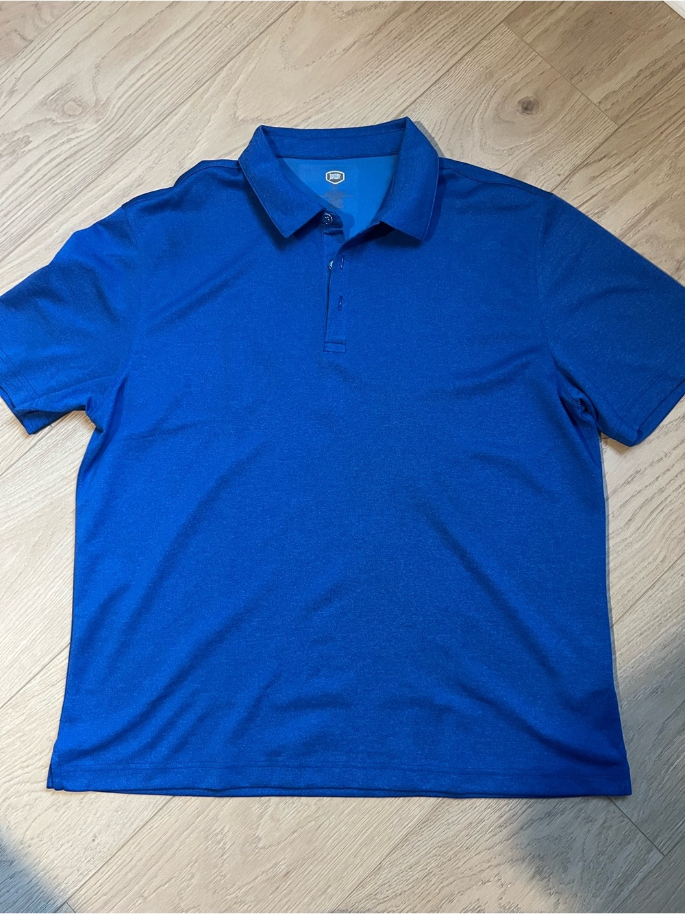 Men's Blue Polo Shirt - Classic Performance
